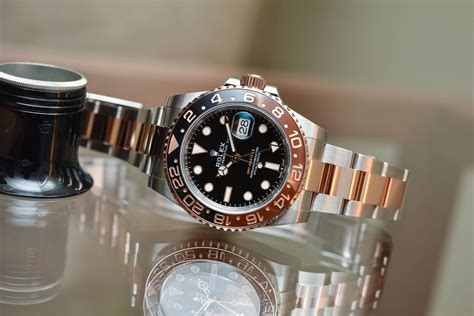 rolex 2 tone gmt root beer|root beer Rolex 2022.